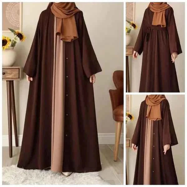 Gown abaya with attach inner and stroller
