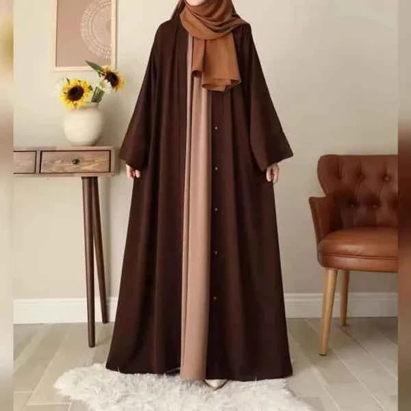Gown abaya with attach inner and stroller