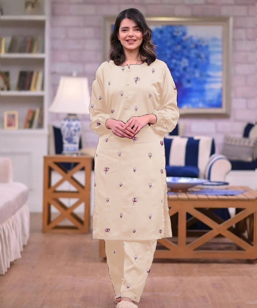 2 piece embroidery