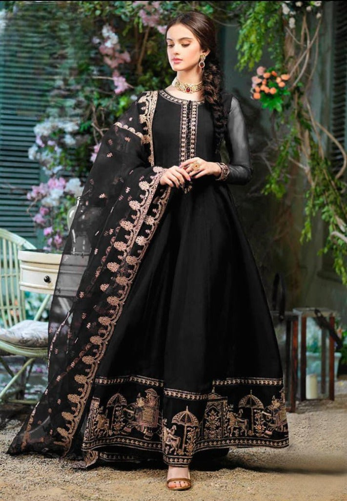 *SHAHI BORDER*Embroidery 3 piece