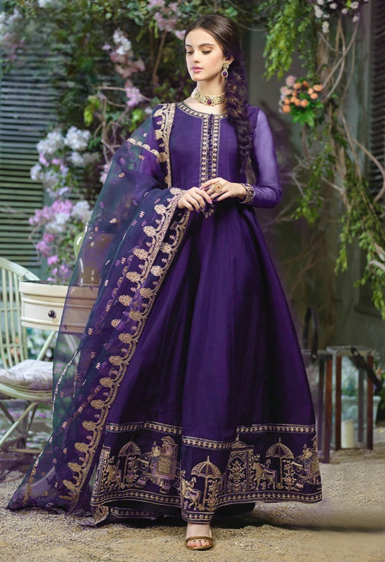 *SHAHI BORDER*Embroidery 3 piece