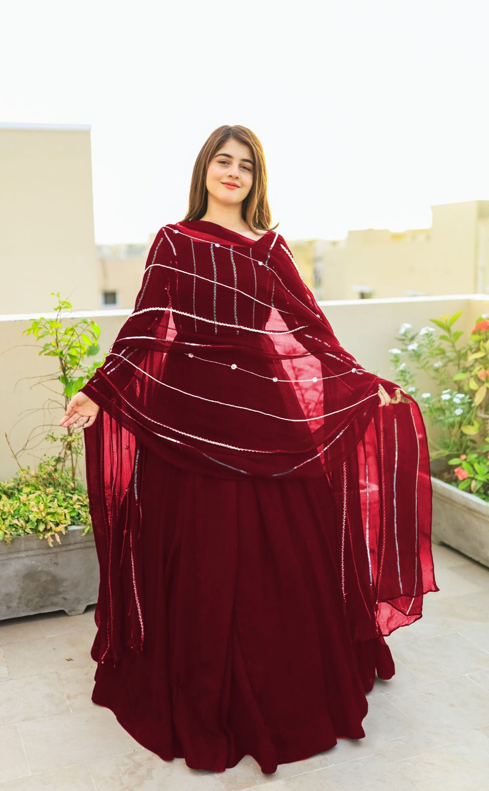Anarkali 3piece suit for women