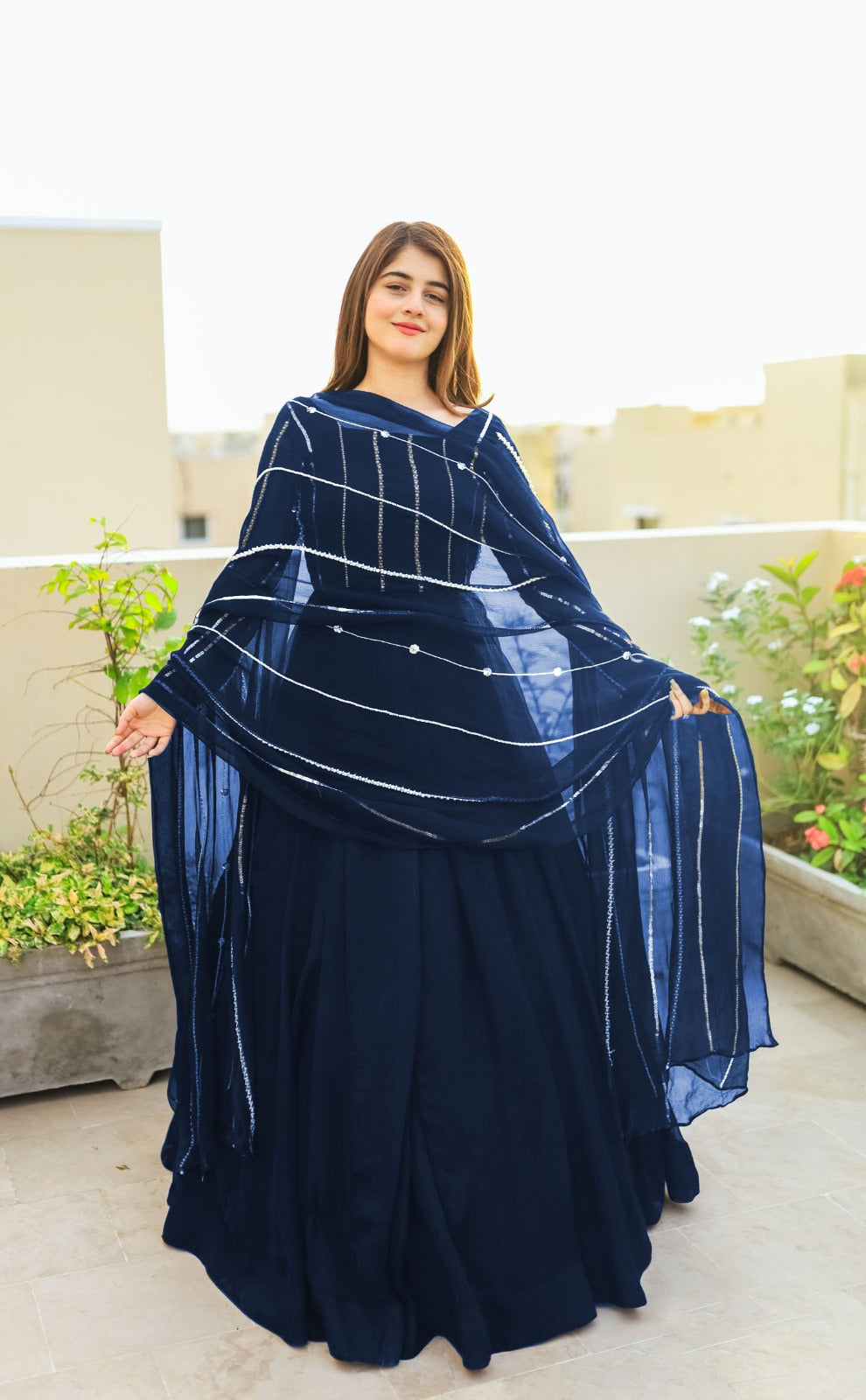 Anarkali 3piece suit for women