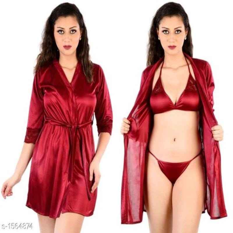 Bridal 3-Piece Nighty Set