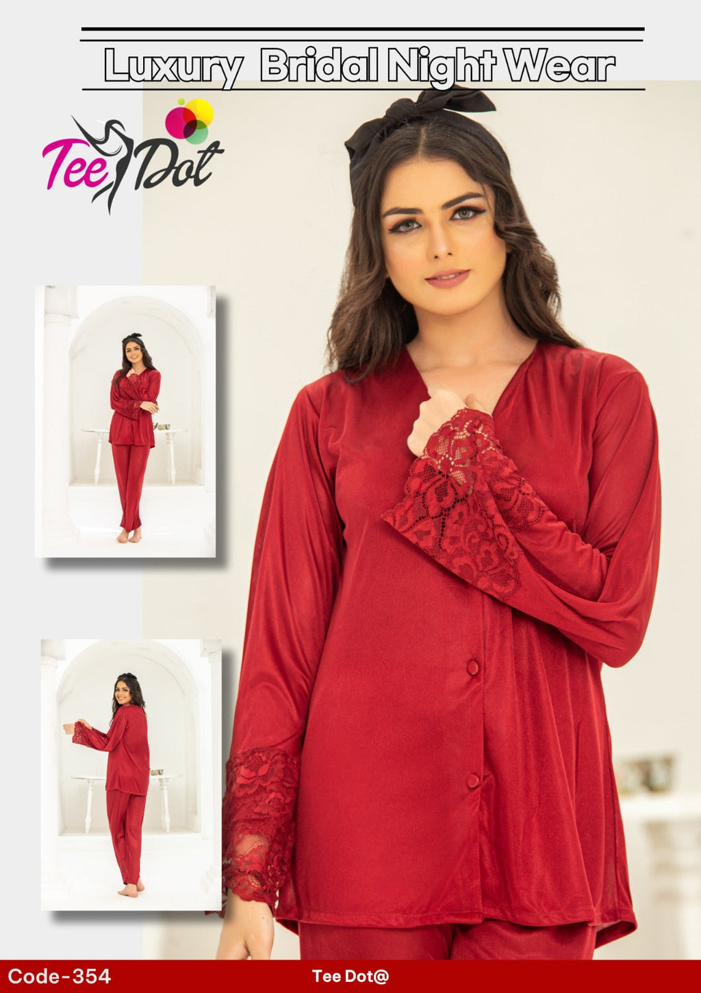 Midnight Ease Lounge Set – Buttoned Top & Trousers | style 354 - Aabirah Boutique