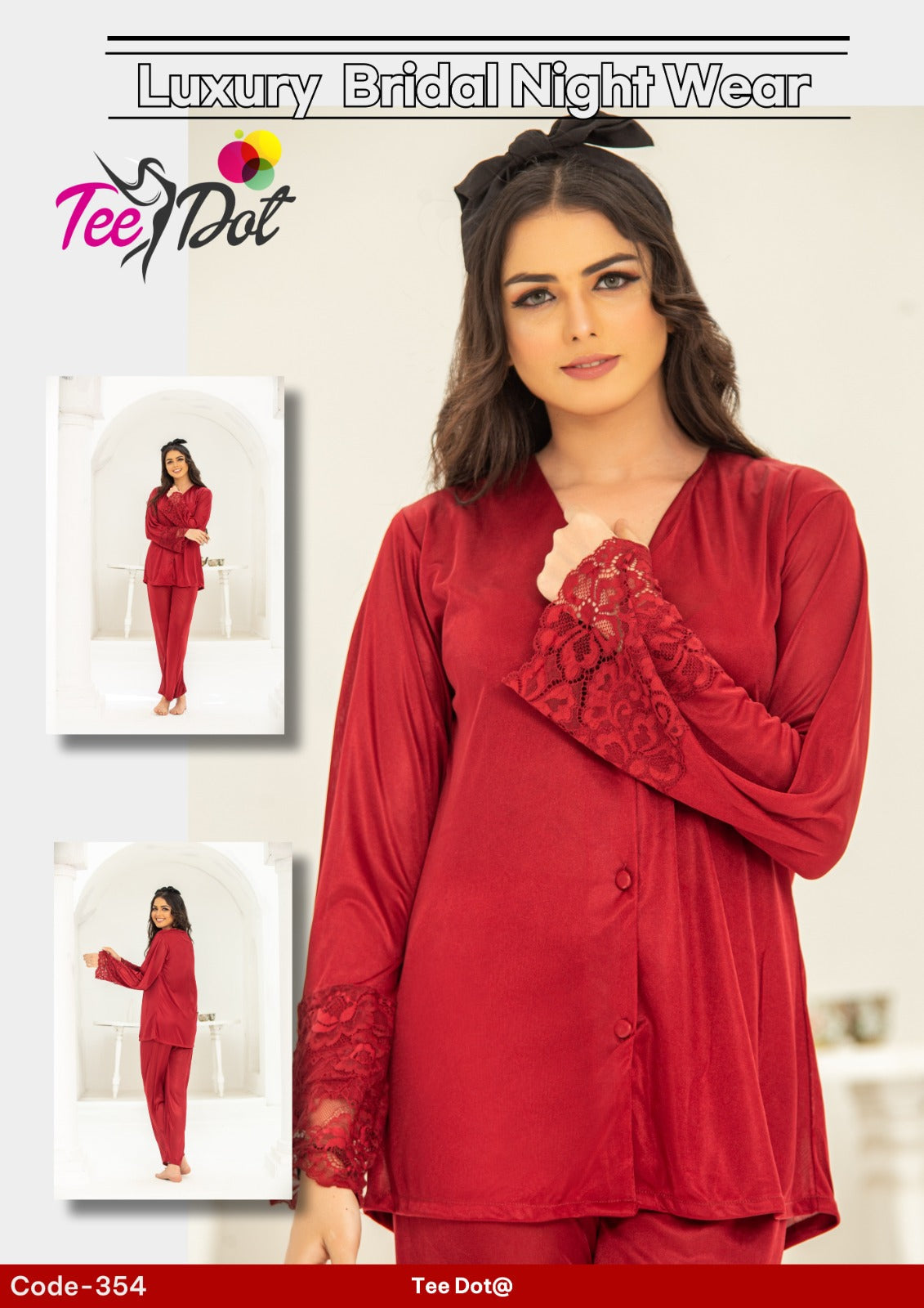 Midnight Ease Lounge Set – Buttoned Top & Trousers | style 354 - Aabirah Boutique