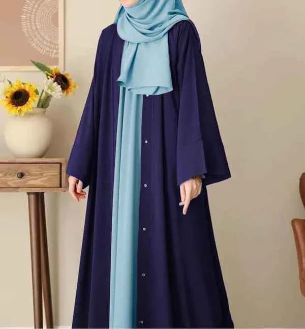 Gown abaya with attach inner and stroller