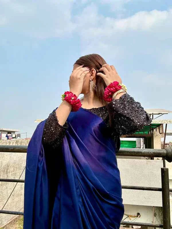 Sequence Moonlight Stitched Saree