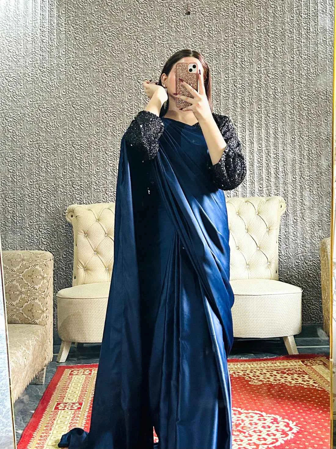 Sequence Moonlight Stitched Saree