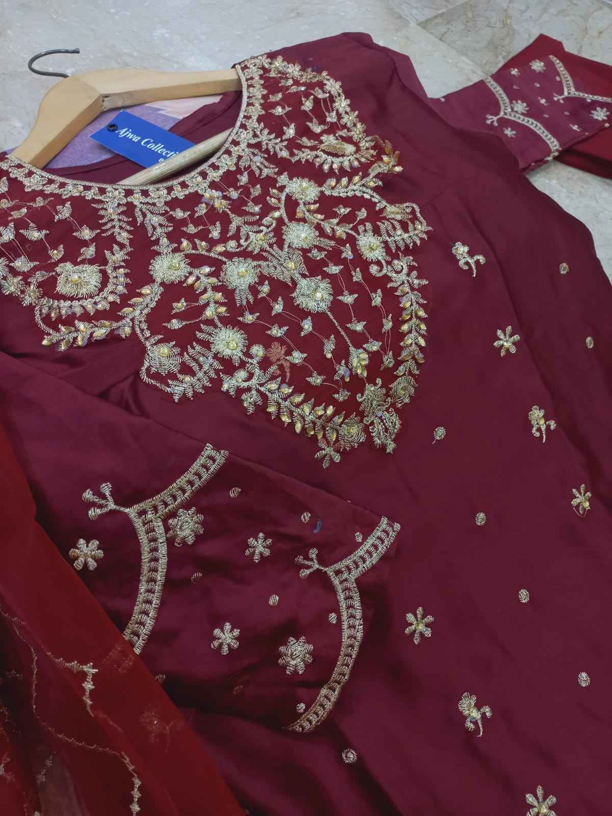 Ajwa Embroidered Maxi