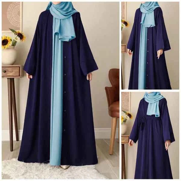 Gown abaya with attach inner and stroller