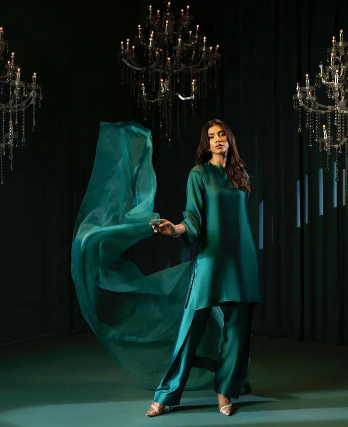 Trending Farshi Shalwar Set | 3pcs Suit Stitched by Aabirah Boutique - Aabirah Boutique