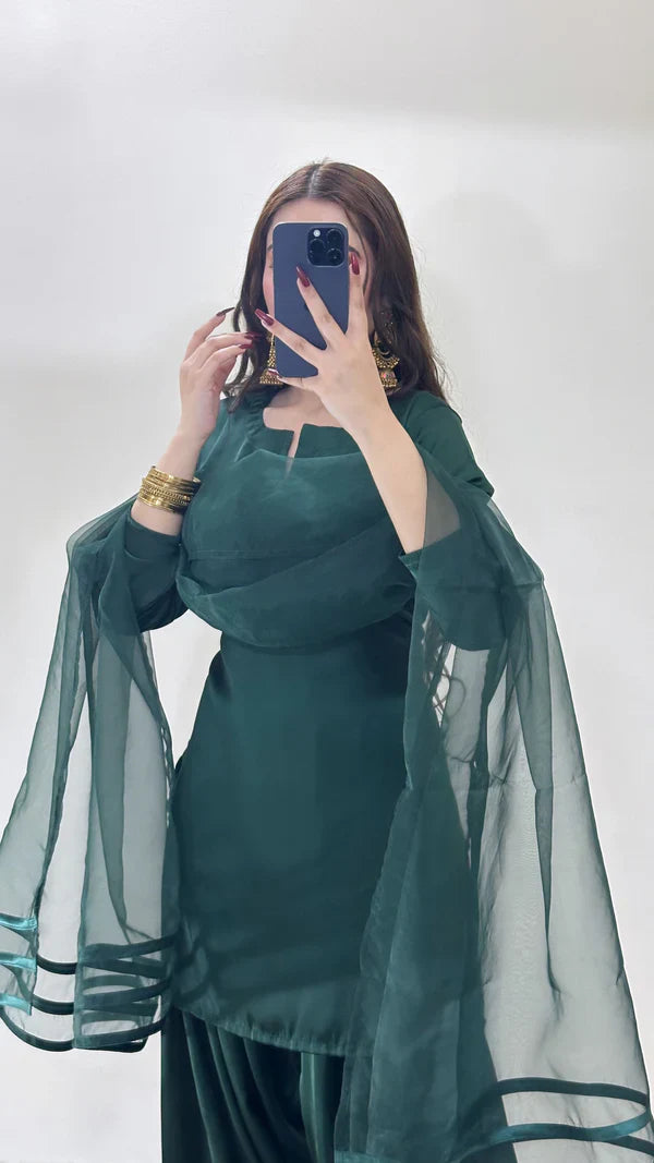Trending Farshi Shalwar Set | 3pcs Suit Stitched by Aabirah Boutique - Aabirah Boutique