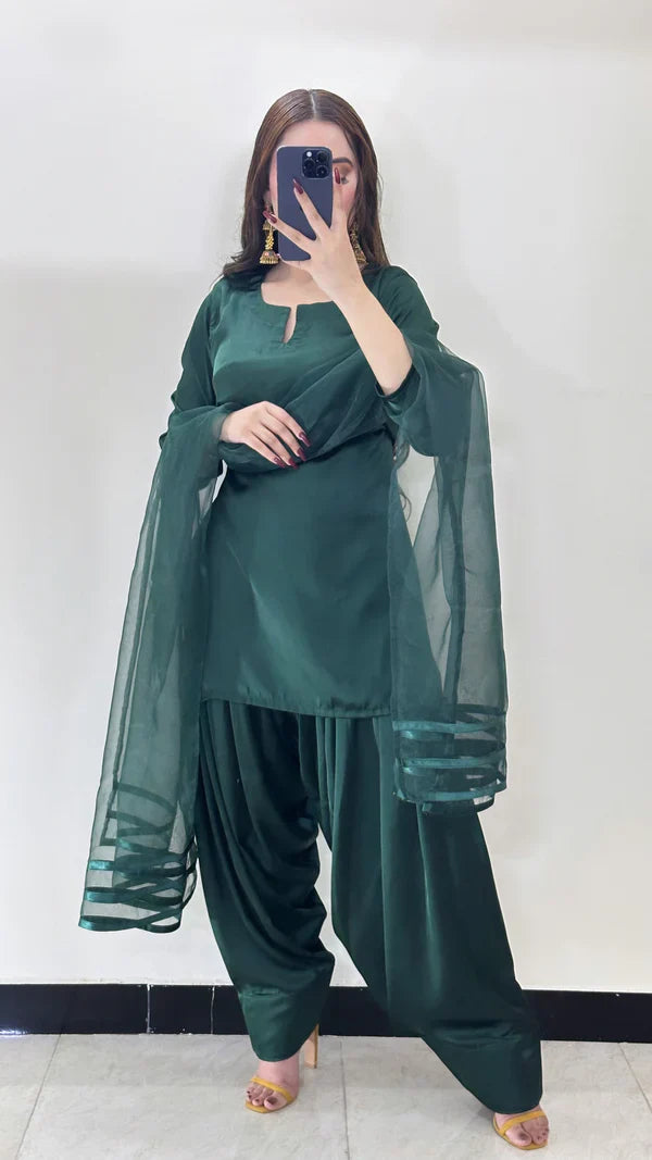 Trending Farshi Shalwar Set | 3pcs Suit Stitched by Aabirah Boutique - Aabirah Boutique