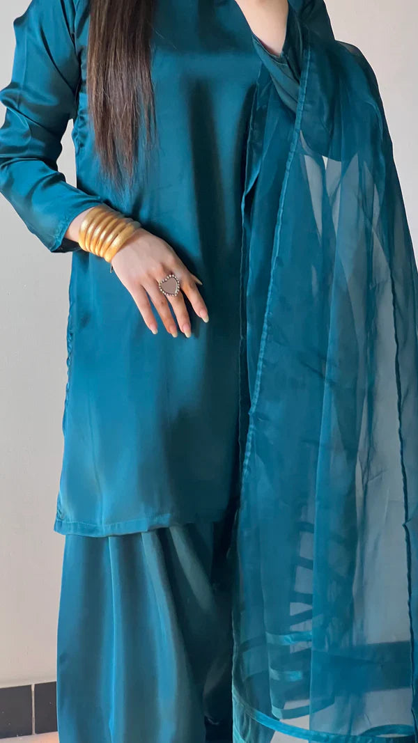 Trending Farshi Shalwar Set | 3pcs Suit Stitched by Aabirah Boutique - Aabirah Boutique